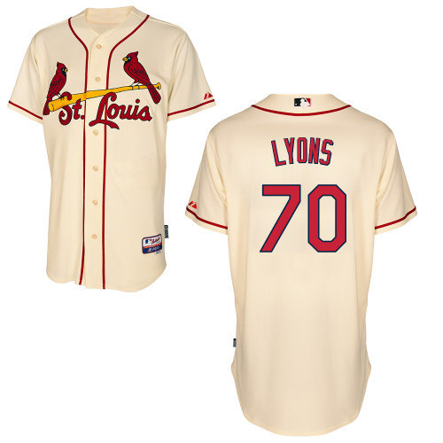 Tyler Lyons #70 Youth Baseball Jersey-St Louis Cardinals Authentic Alternate Cool Base MLB Jersey